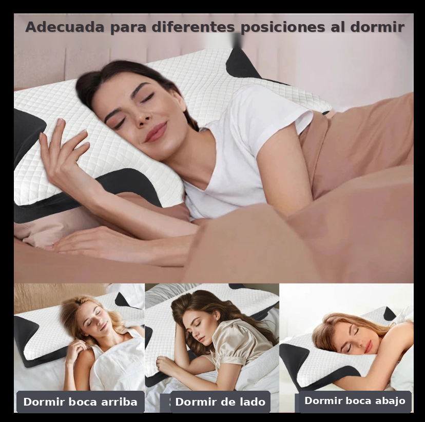 Almohada cervical ergonómica tipo mariposa