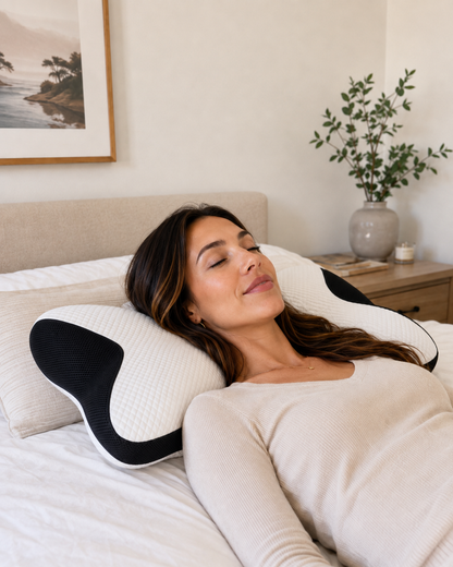 Almohada cervical ergonómica tipo mariposa
