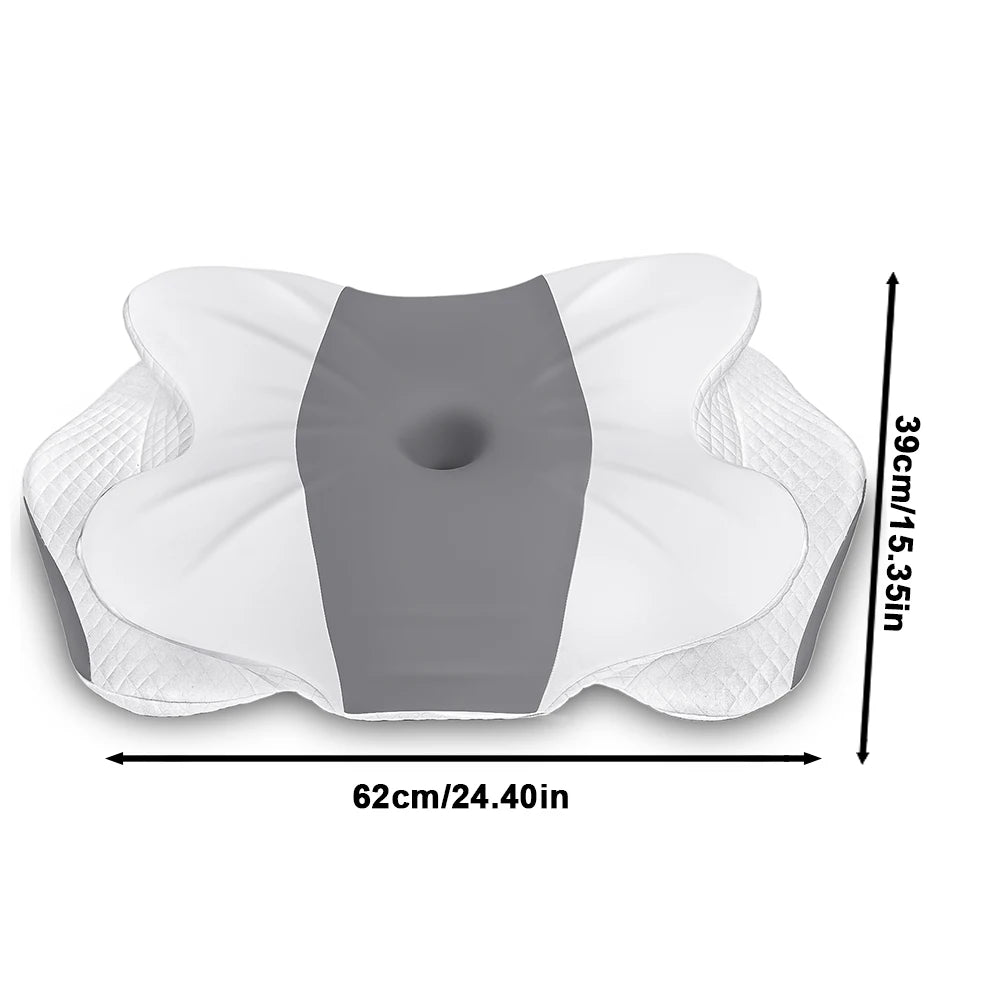 Almohada cervical ergonómica tipo mariposa